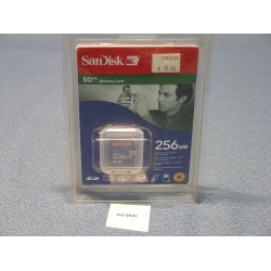 SanDisk 256 mb SD Memory Card