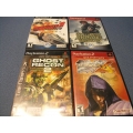 4x PlayStation 2 Games Tekken Medal Honor Ghost Recon