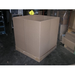 Gaylord Tri-wall Cardboard Pallet Skid Box /w Base