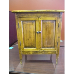 Antique Wood Cabinet 2 Door 24 x 15 x31