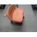 Orange Snap-on Tools Mechanic's Chair on Wheels