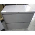 Grey 2 Drawer Lateral File Cabinet Locking