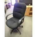 Black High Back Office Chair Arms Adjustable