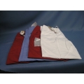 Lot of 4 Scrubs Barco Pants Red(2) White Blue - L