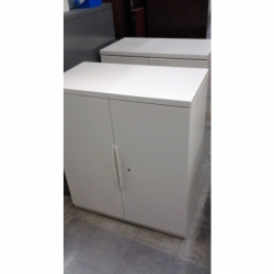 2 Door Locking Storage Cabinet by Teknion 18" x 36" x 39 1/2"