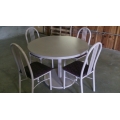 Set Of Four Dining Chairs and Dining Table Restaurant Style