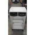 Copier Printer Rolling Storage Cabinet 14.5 x 20.5 x 36