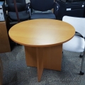 Honey Maple 36" Round Meeting Table