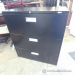 Staples Black 3 Drawer Lateral File Cabinet, Locking