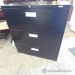 Staples Black 3 Drawer Lateral File Cabinet, Locking