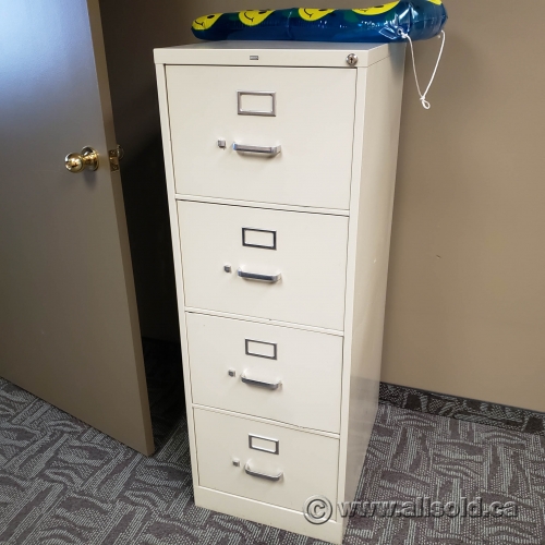 Hon Beige 4 Drawer Vertical File Cabinet Allsold Ca Buy Sell Used Office Furniture Calgary