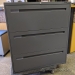 Boulevard Grey 36" 3 Drawer Lateral File Cabinet, Locking