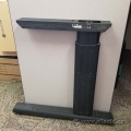 Black Simo Height Adjustable Table Desk Leg