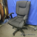 Black Fabric Executive Office Task Meeting Chair w/ Adj. Arms