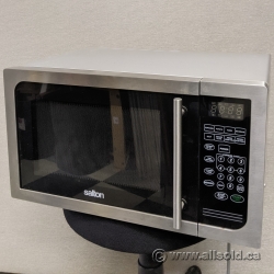 Salton 0.9 Cu.Ft. Silver Microwave