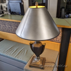 Black Table Desk Lamp w/ 4 Foot Base, 36" Tall