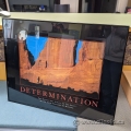 Successories Framed Art Print w/ Glass "Determination"