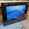 Successories Motivational Framed Art Print w/ Glass "Challenges"