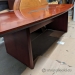 96x42 Autumm Maple Boat Shaped Boardroom Table