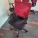 Keilhauer Simple Adjustable Red Mesh Gas Lift Task Chair w/ Arms