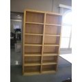  Light Oak Double Book Case 12 shelves 50 x 83 x 13