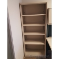 Steelcase Beige 36" 5 Shelf Metal Book Case w Adjustable Shelves