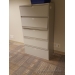 Grey 36" 5 Drawer Lateral Flip Front File Cabinet, Locking