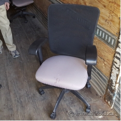 Brown Mesh Back Task Chair