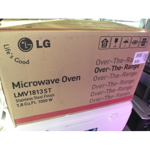 LG Microwave Oven 1000W 1.8 Cu.Ft OverTheRange LMV1813ST Allsold.ca