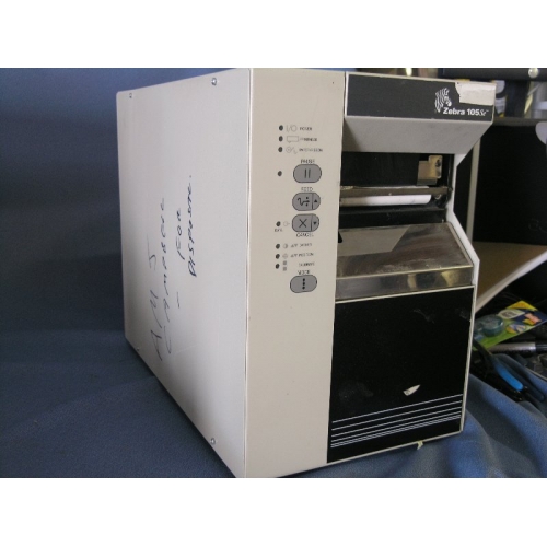 Zebra 105se Bw Direct Thermal Thermal Transfer Label Printer Allsoldca Buy And Sell Used 4727