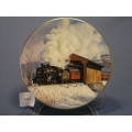 'Winter on the Boston & Maine' Train Plate by Ted Xaras