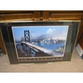  24 x 36 San Francisco Print Brass Frame 