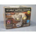 EML Thermal 3-Light Motion Sensor Outdoor Light