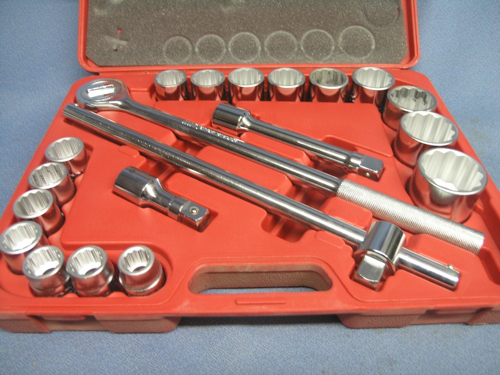 Itc Chrome Vanadium Piece Socket Set Imperial Allsold Ca