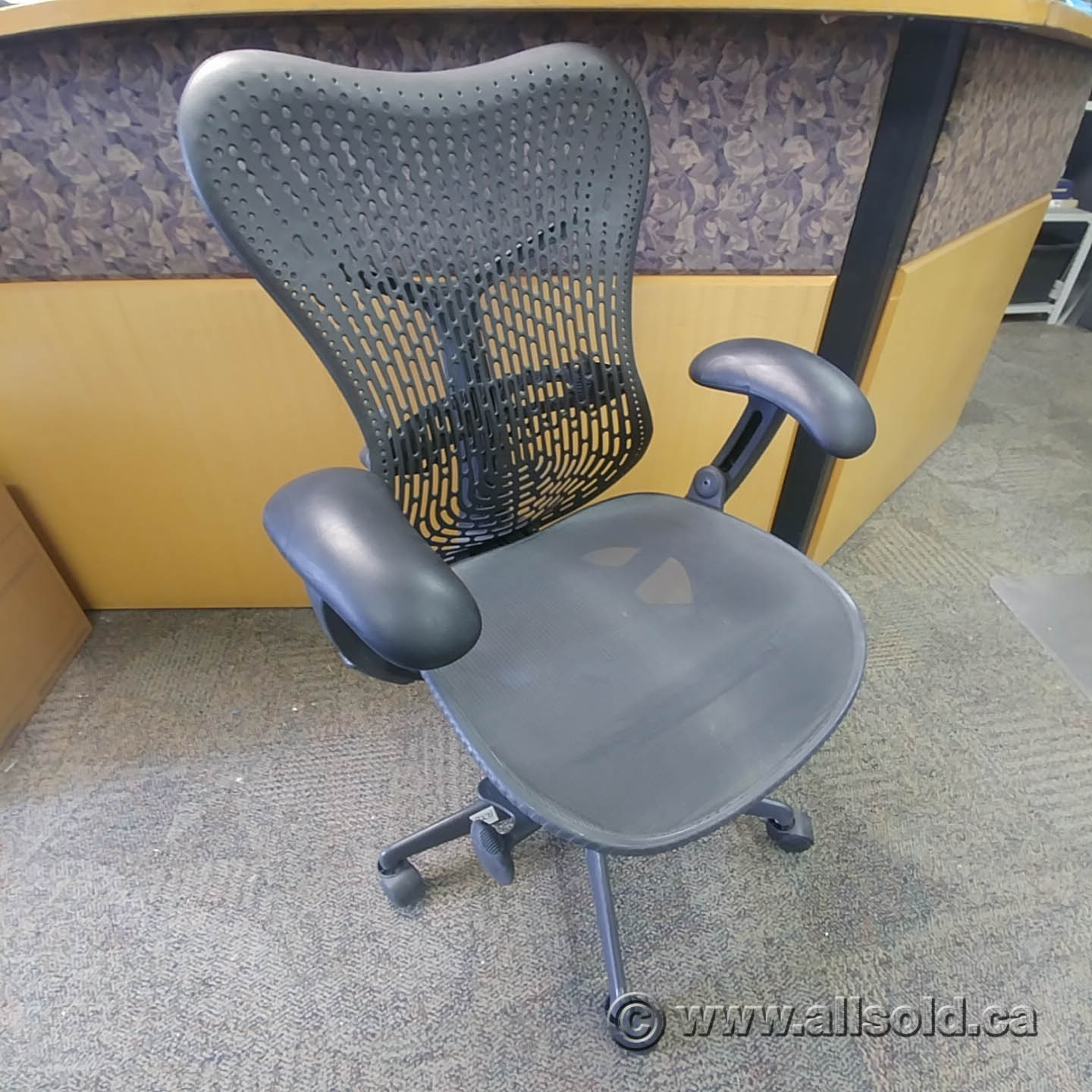 Herman Miller Mirra Grey Mesh Ergonomic Task Chair - Allsold.ca - Buy ...