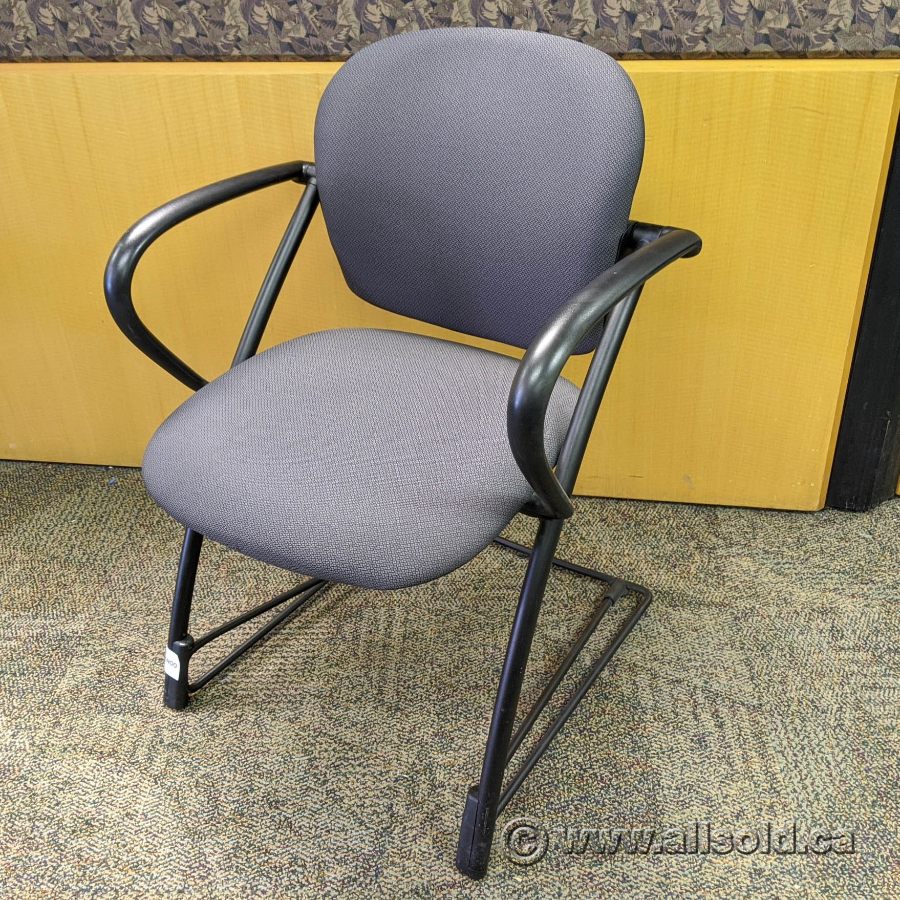 Steelcase Ally Grey Office Stacking Guest Chair Allsold.ca Buy & Sell Used Office Furniture