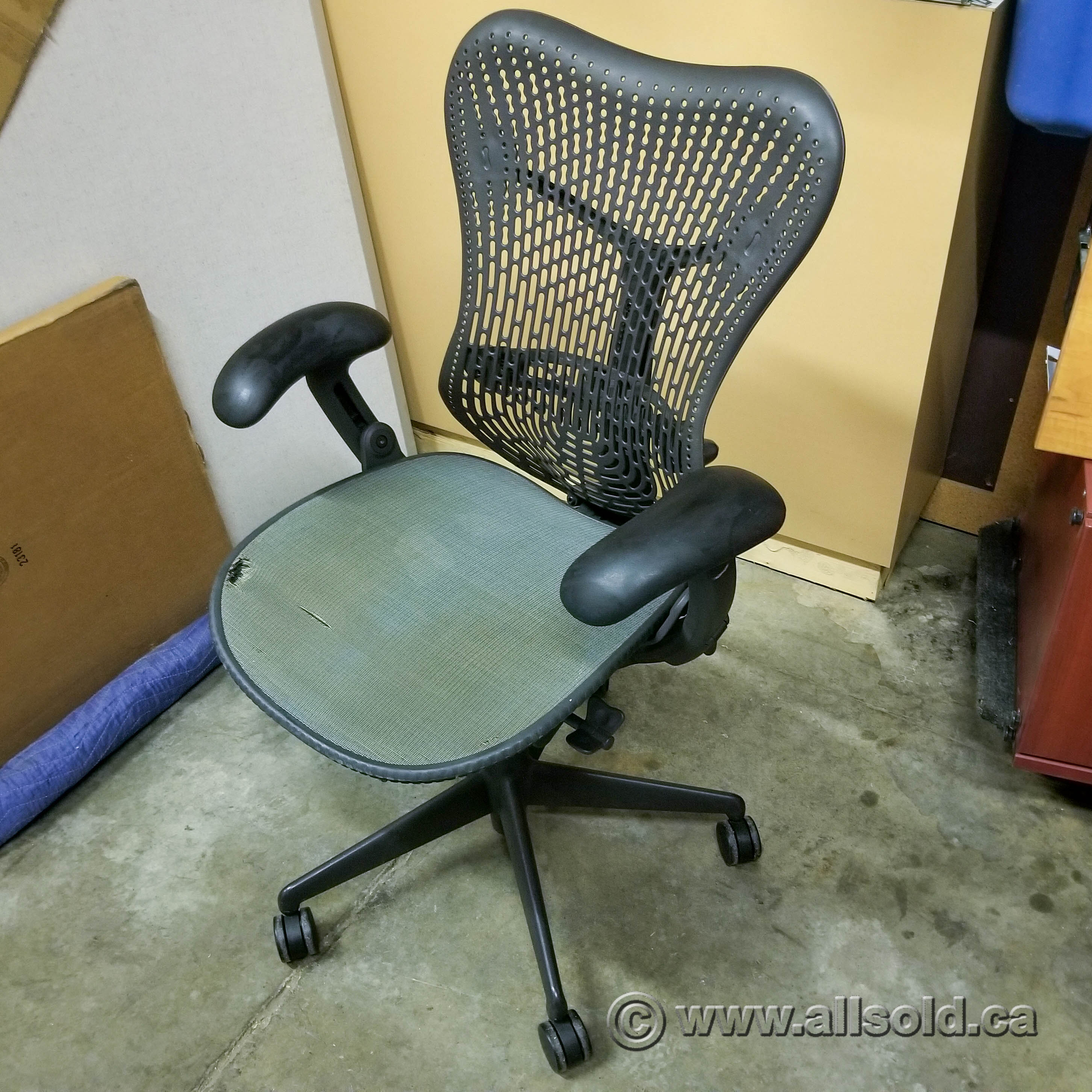 Herman Miller Mirra Grey Mesh Ergonomic Task Chair 'B Grade' - Allsold ...