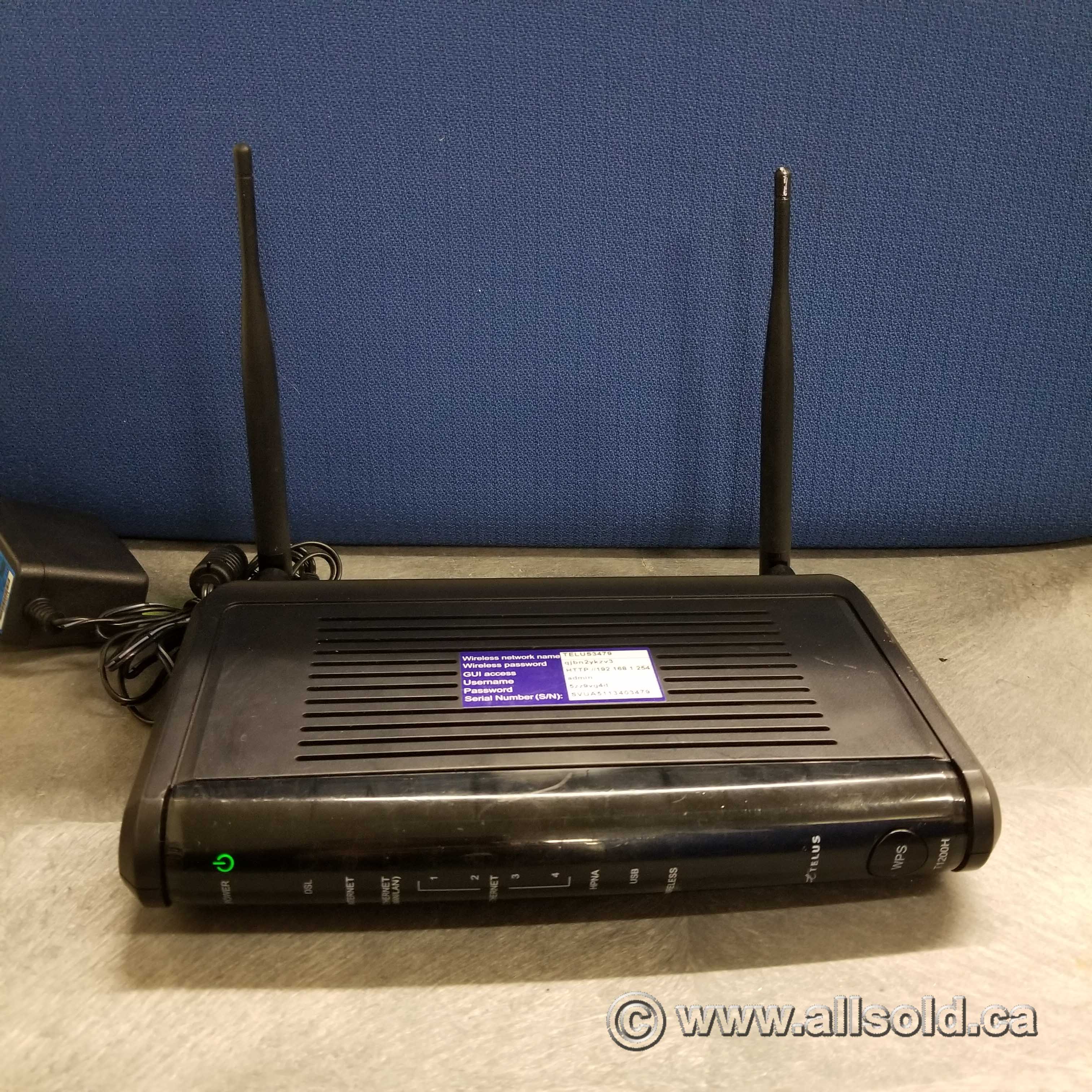 Actiontec Wireless 80211n Vdsl Modem Router T1200h Allsoldca Buy And Sell Used Office 5417