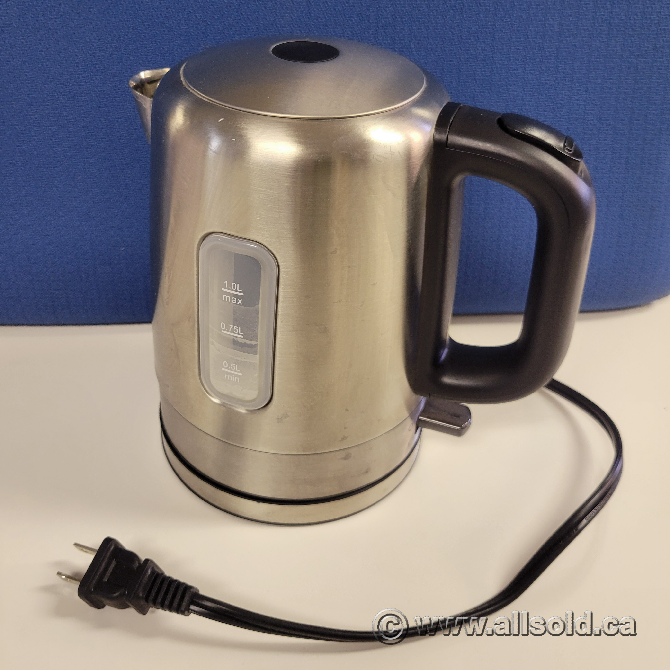 Amazon Basics Stainless Steel Portable Electric Kettle 1L Allsold