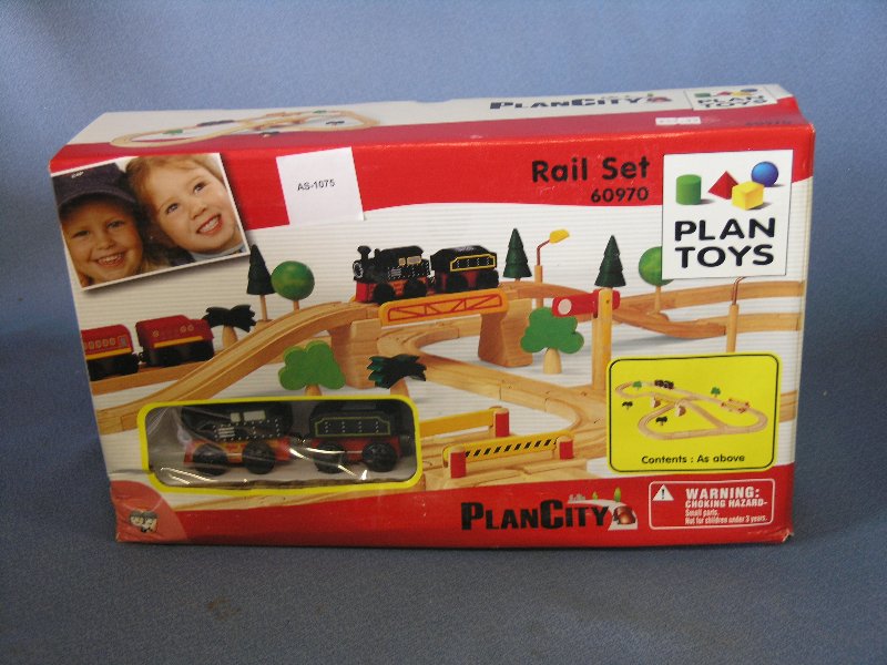 Plan Toys Wooden Rail Set 60970 Allsold Buy Sell Used Office Furniture Calgary